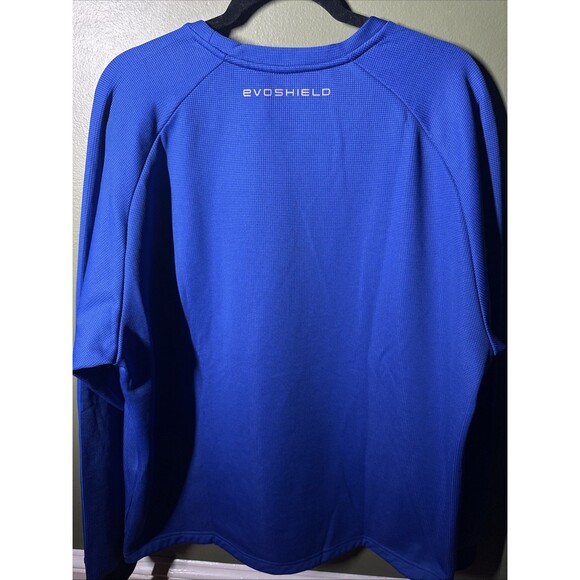 EvoShield Heater Pullover Fleece XL Blue Warm Up Batting Cage Baseball Mens - Picture 4 of 5